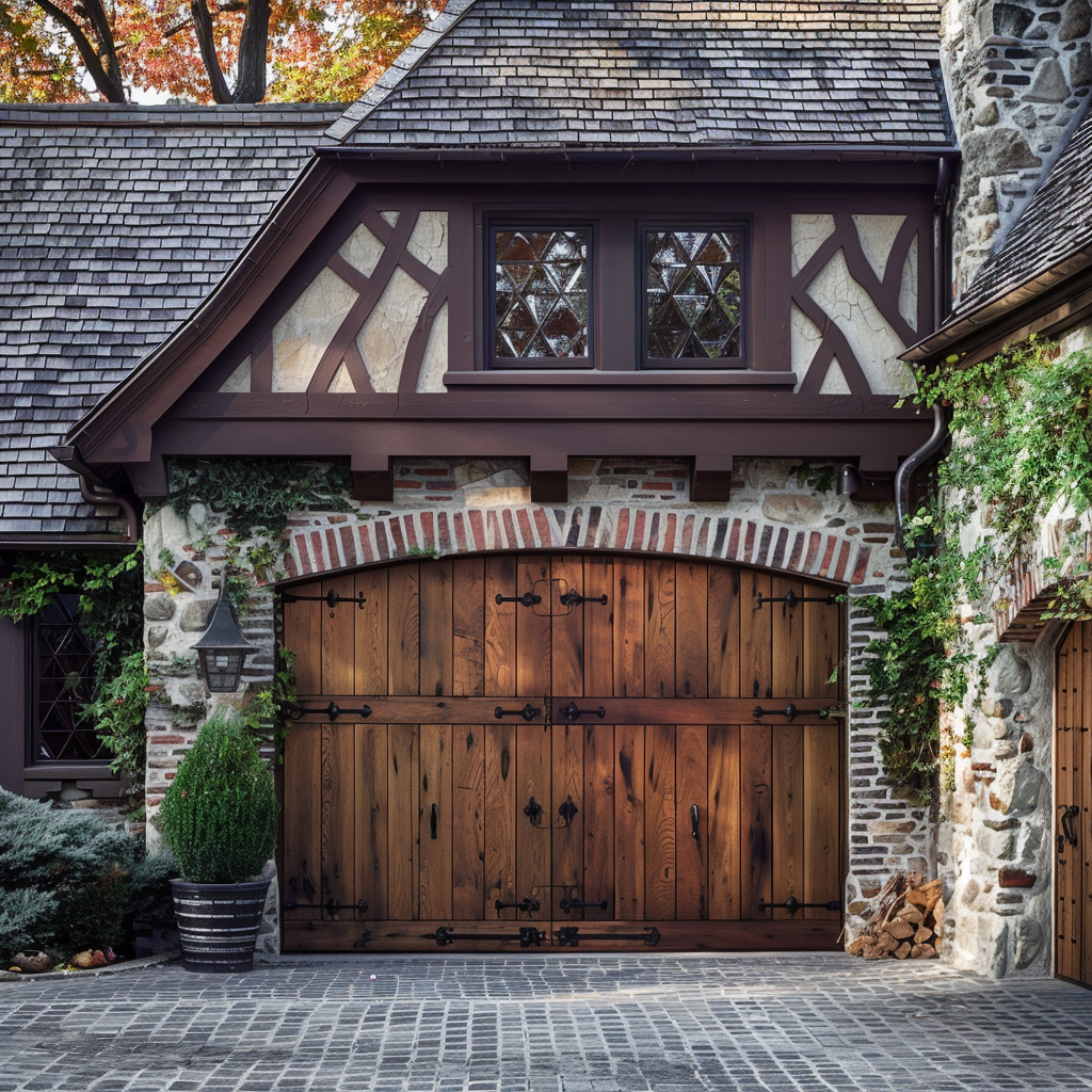 tudor garage doors