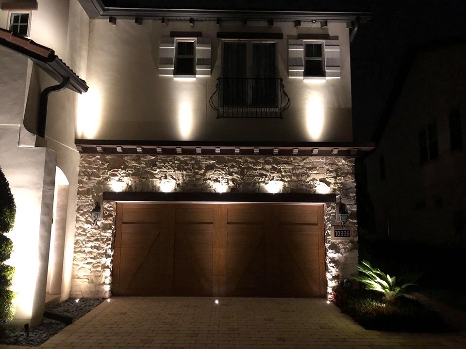 How Architectural Landscape Lighting, Over Garage Door Lighting