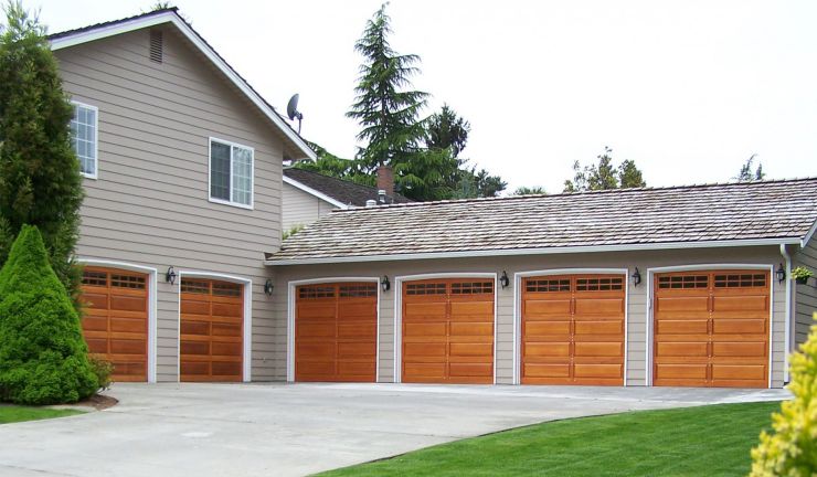 Weather Resistant Wood Garage Doors 