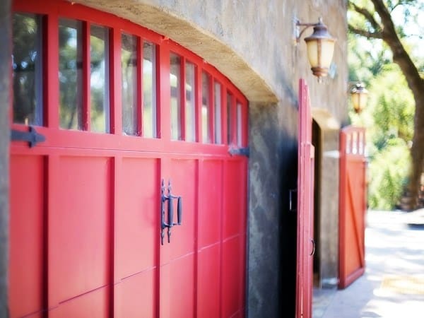 Red Garage Doors