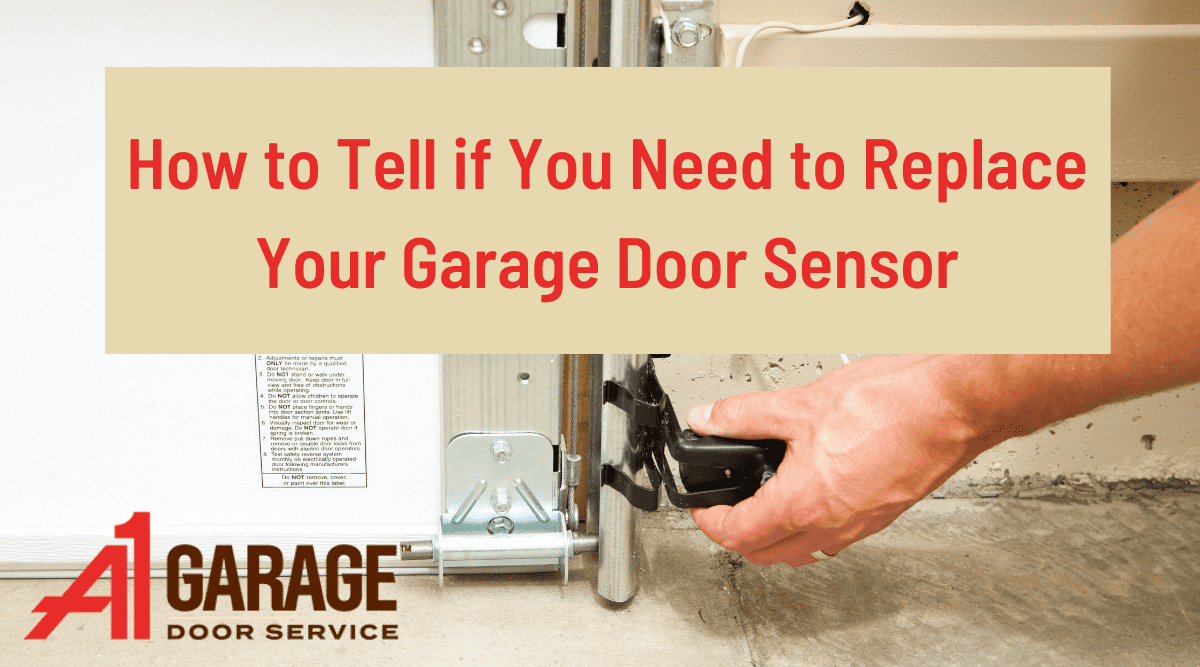 What's the cost of garage door sensor replacement?