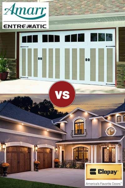 Amarr vs Clopay Garage Doors