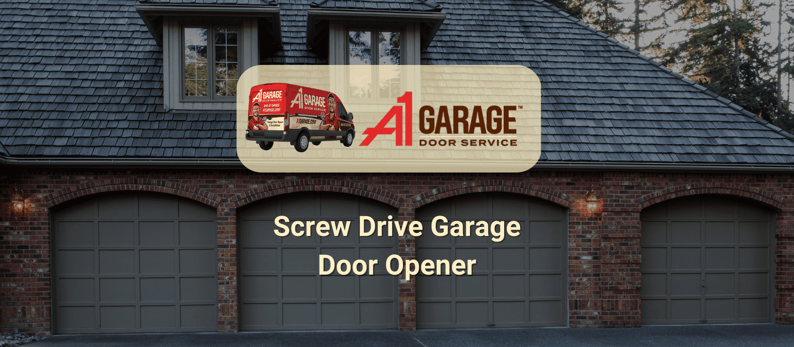 A1 Garage Screw Drive Garage Door Opener