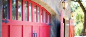 Vibrant Red Garage Doors