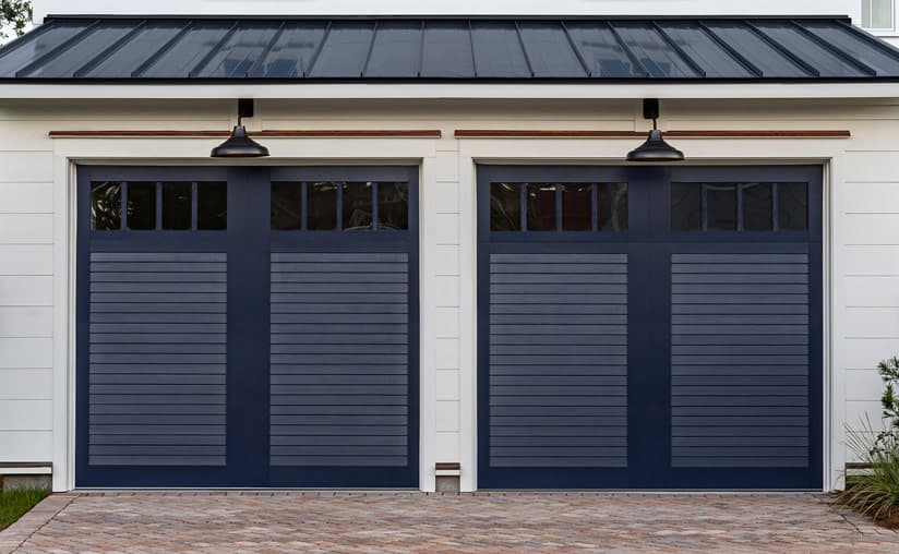CANYON RIDGE® COLLECTION ULTRA-GRAIN® SERIES – insulated carriage house garage doors with faux wood and ultra-grain® steel
