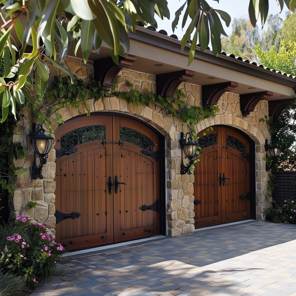 garage doors for spanish style homes