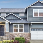 Elegant White Garage Door M