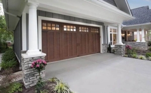 4 Clopay Canyon Ridge Carriage House 4 layer garage doors