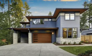 canyon ridge modern garage door with windows a1 garage door service