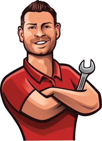 a1 garage logo mascot