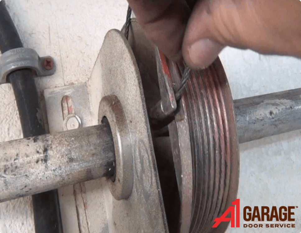 Garage door cable replacement