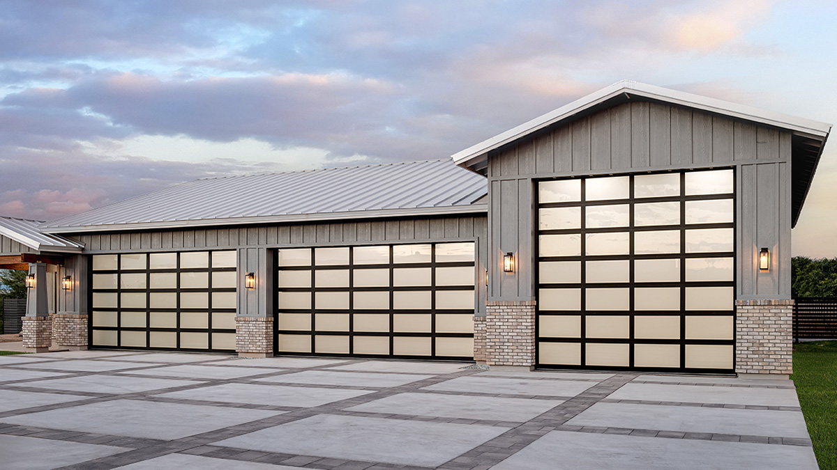 Upgraded Garage Door Glass