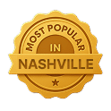 gold most popular in Nashville badge