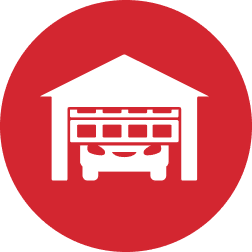 red Garage Door Openers icon