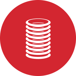 red Garage Door Spring icon