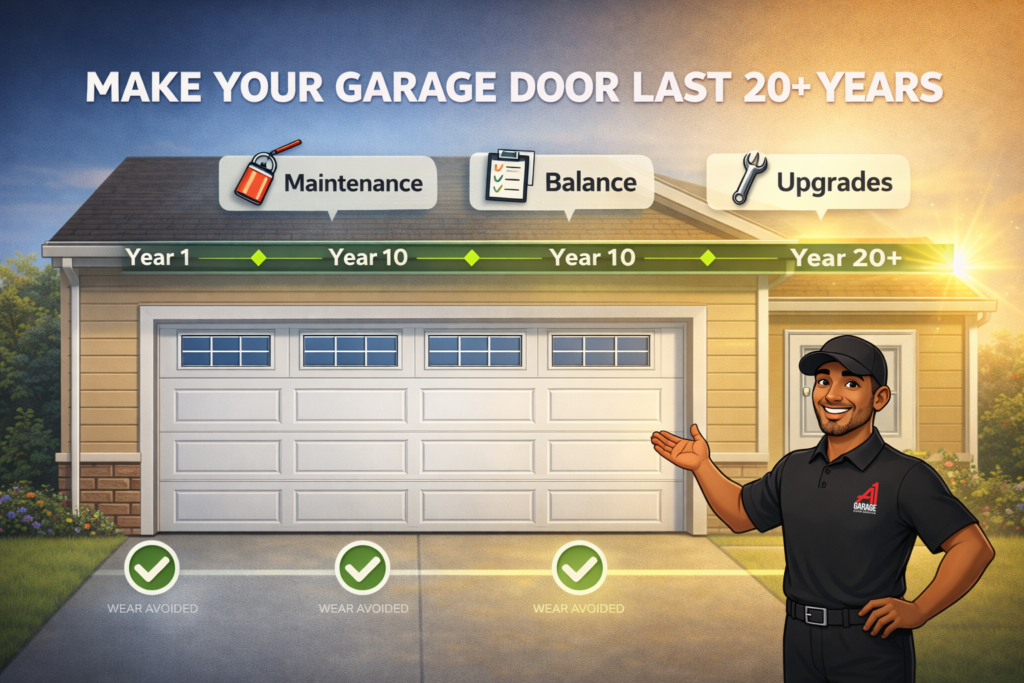 How to Make Your Garage Door Last 20+ Years: A1 Pro Tips for Homeowners