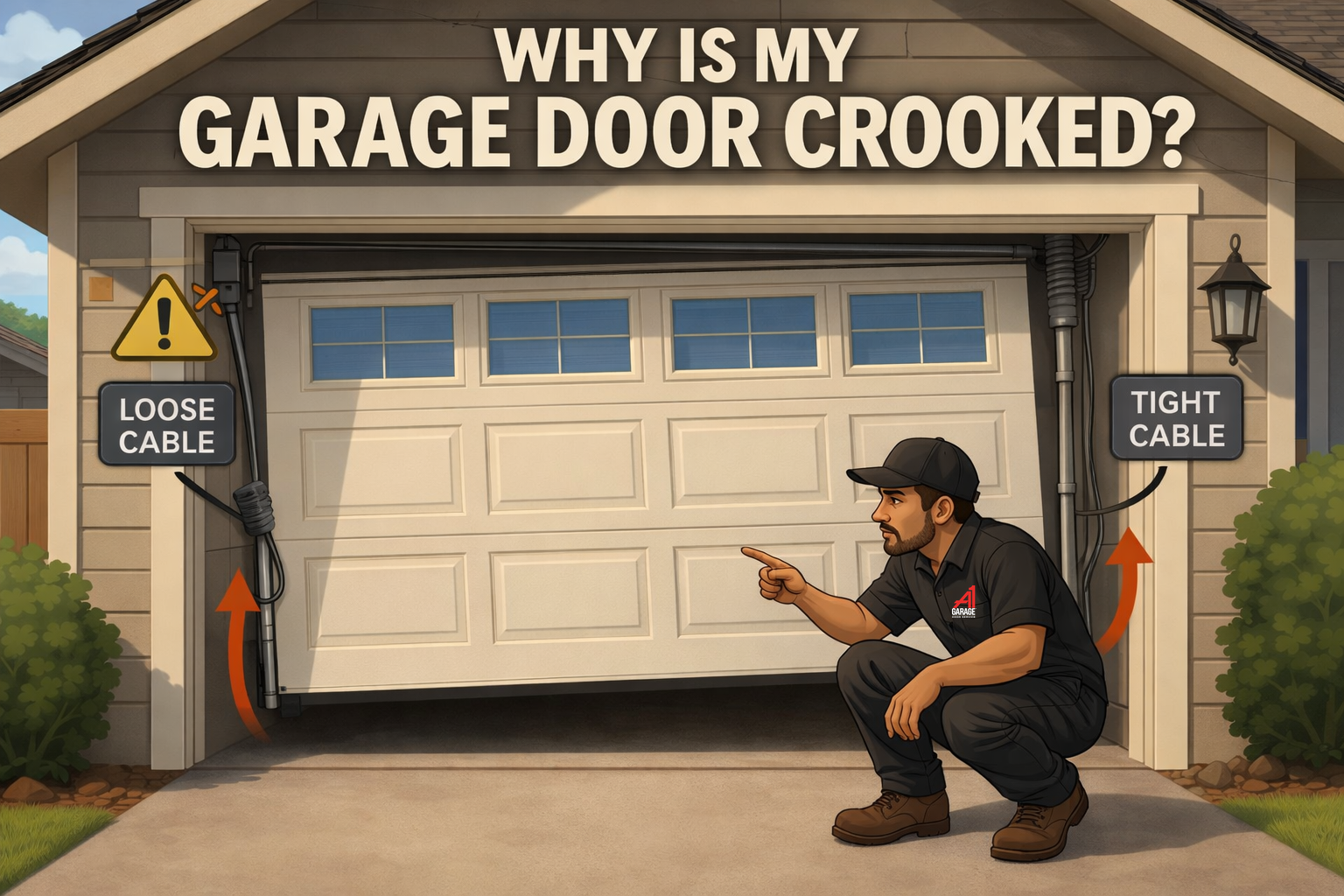 Why Is My Garage Door Higher on One Side Than the Other?