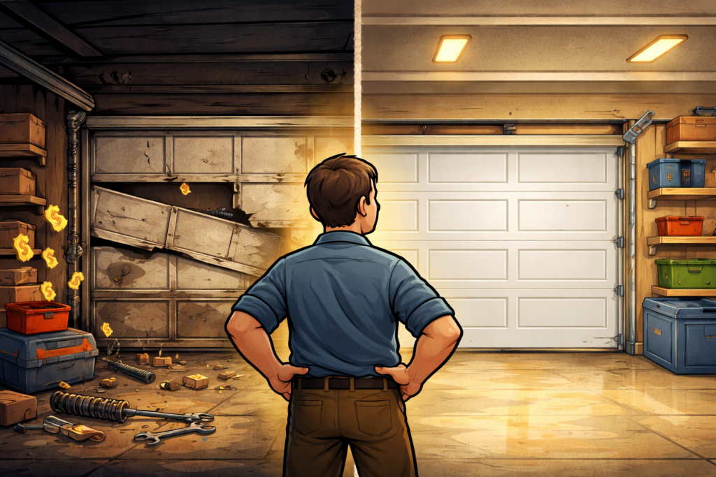 Repair or Replace Your Garage Door? The Honest Cost Breakdown