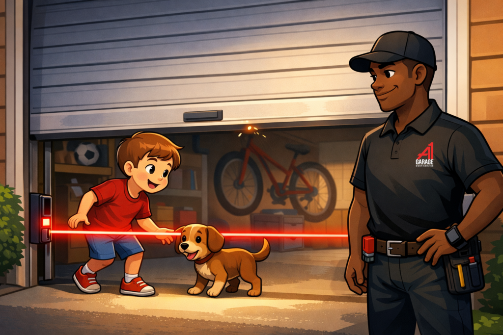Garage Door Safety for Kids and Pets: What Every Family Must Know