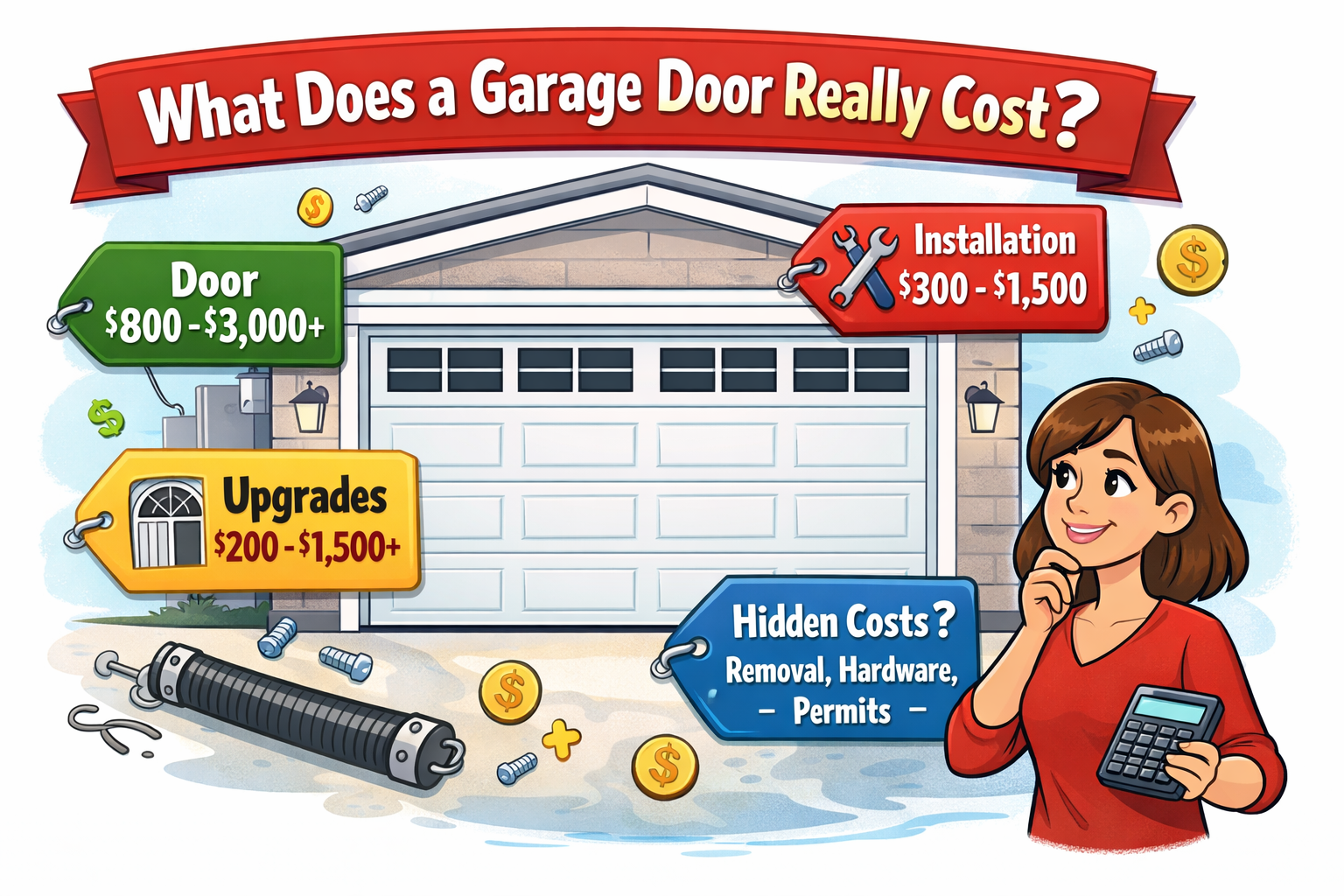 How to Budget for a New Garage Door Without Surprises