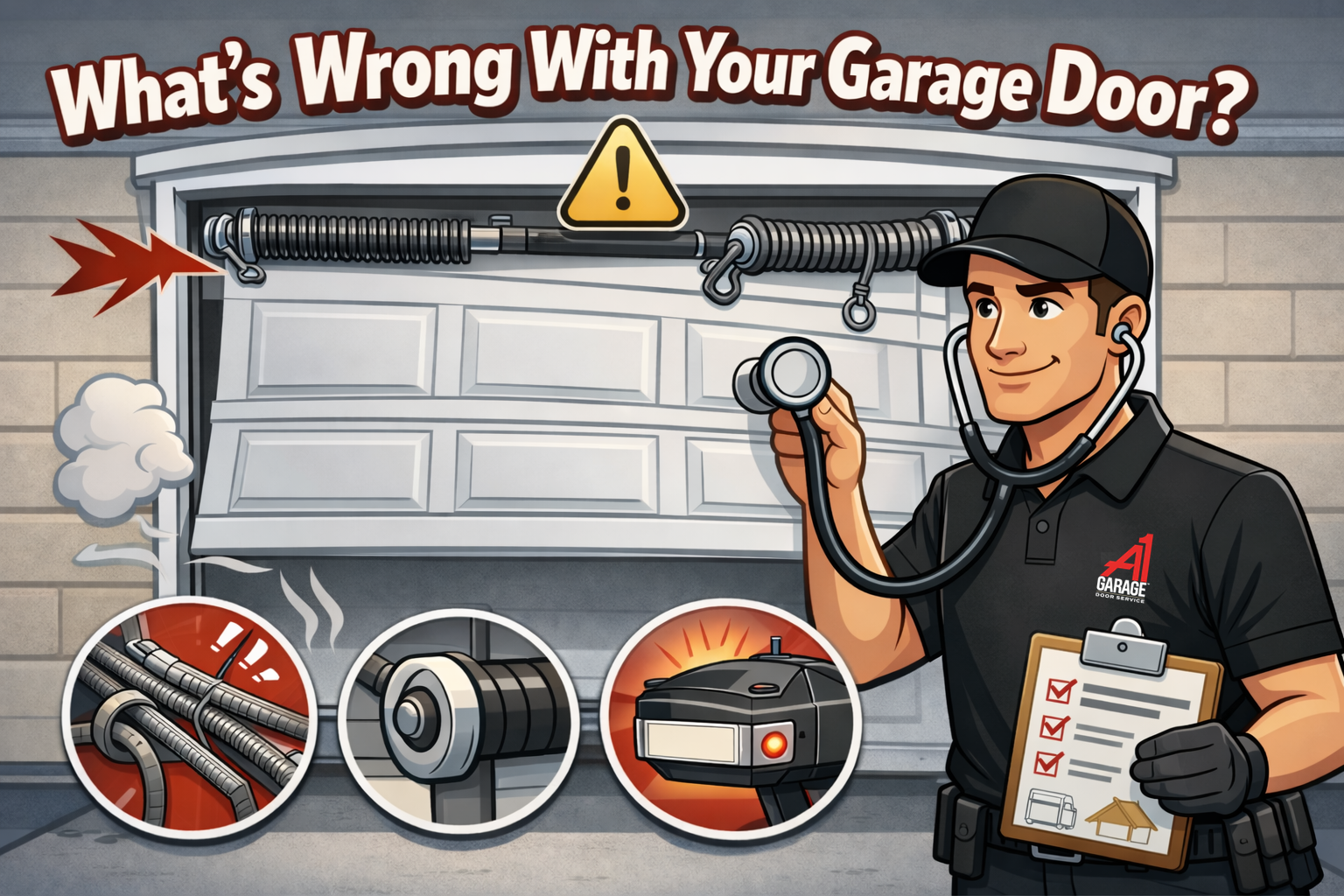 Garage Door Symptoms and Diagnosis Guide