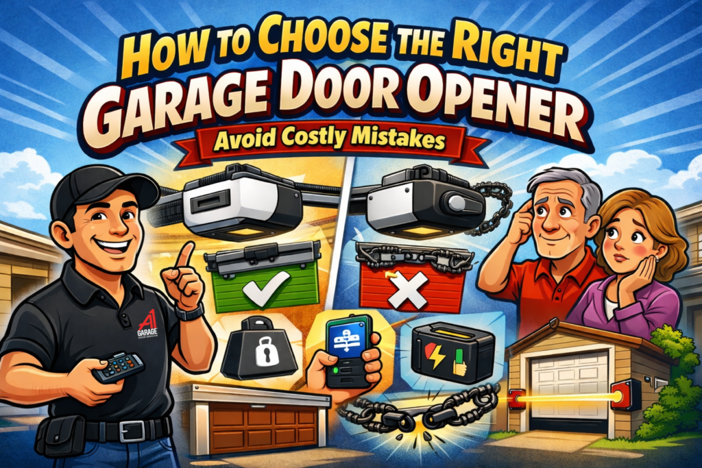 How to Choose the Right Garage Door Opener and Avoid Costly Mistakes