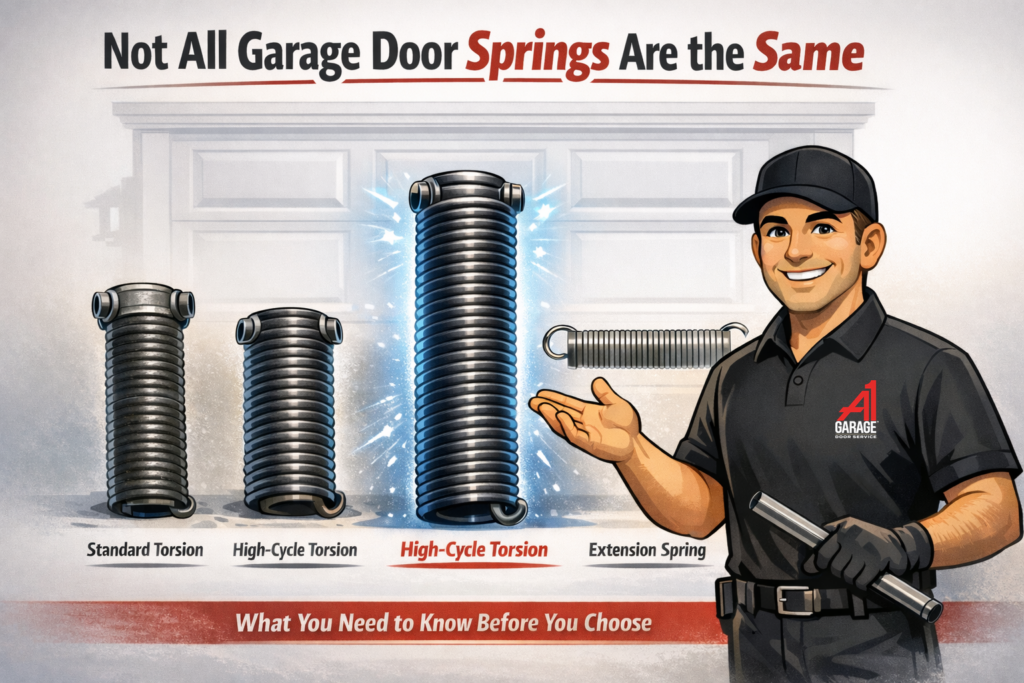 Garage Door Springs: Cost, Lifespan, and How to Choose the Right One
