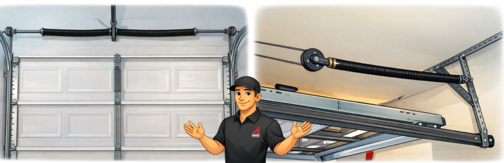 Torsion vs Extension Garage Door Springs: Which is better for your home?