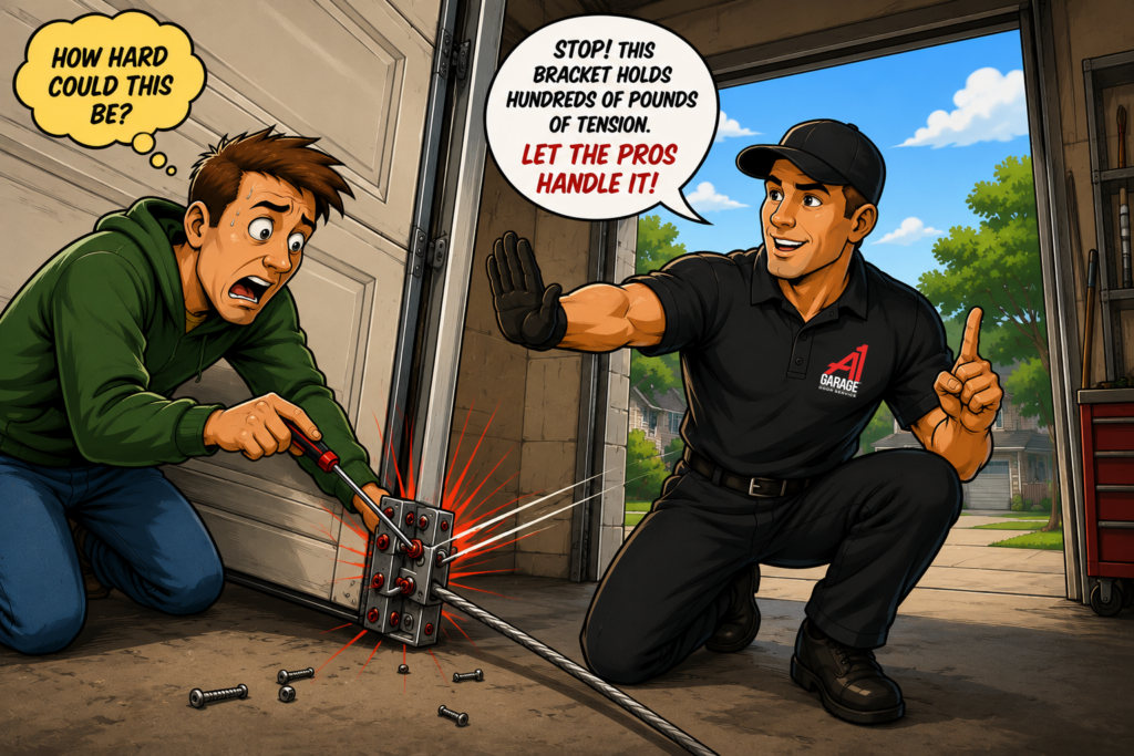 Are Garage Door Bottom Brackets Dangerous? What Homeowners Need to Know