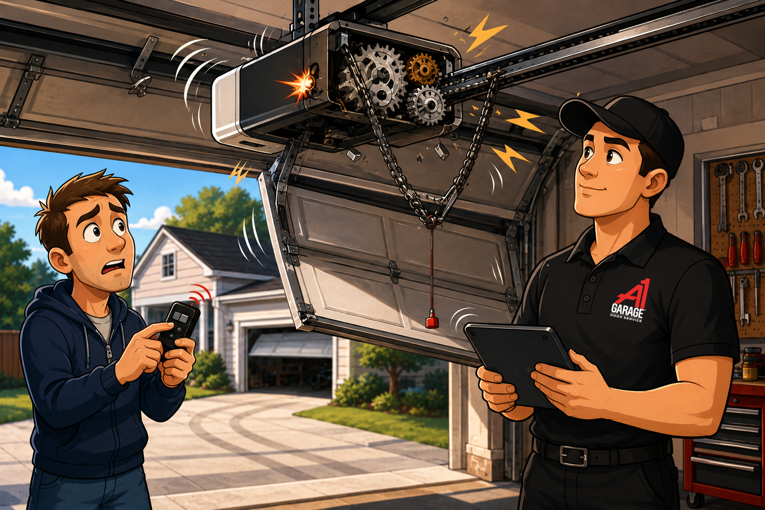 Garage door hero
