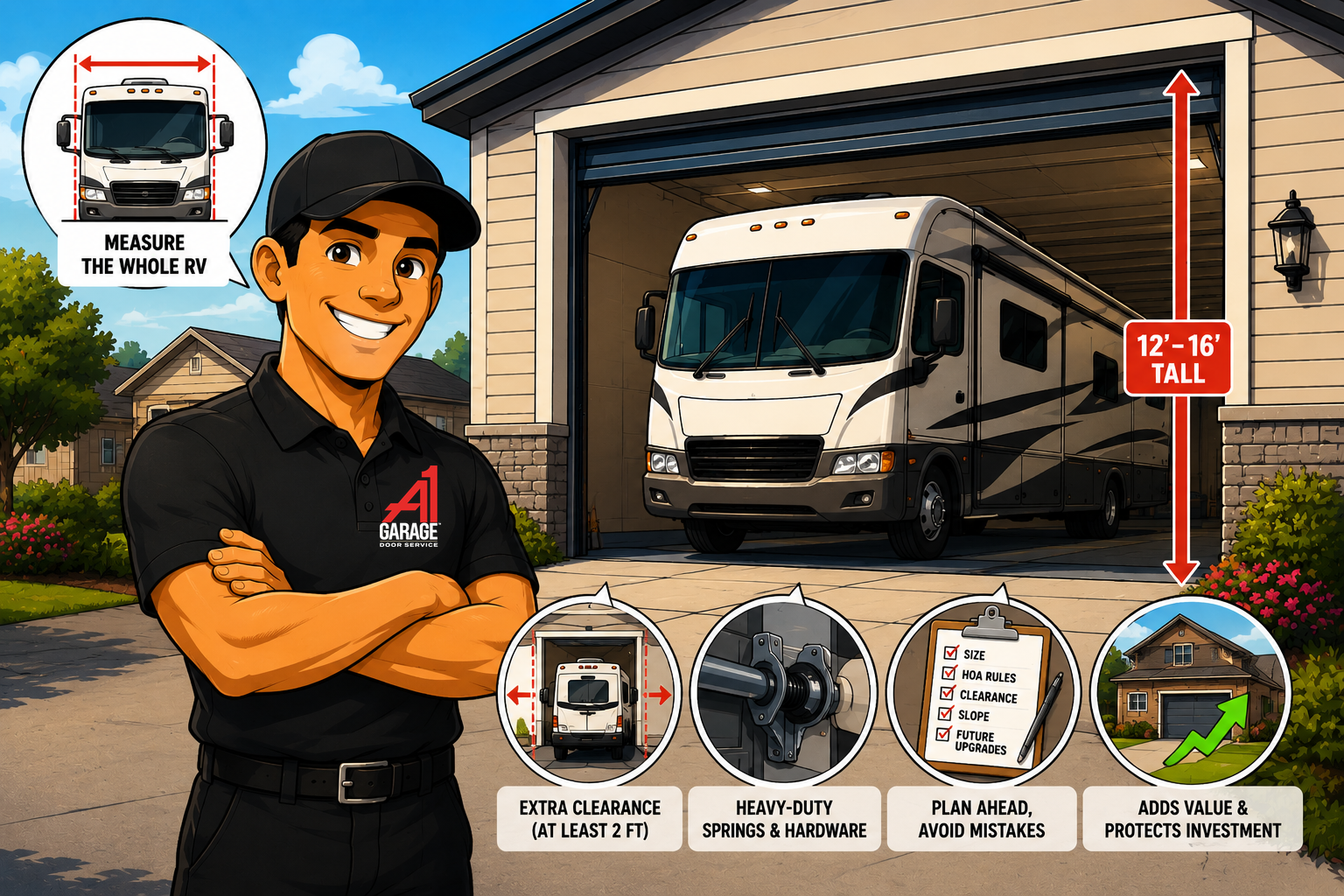 Garage door hero