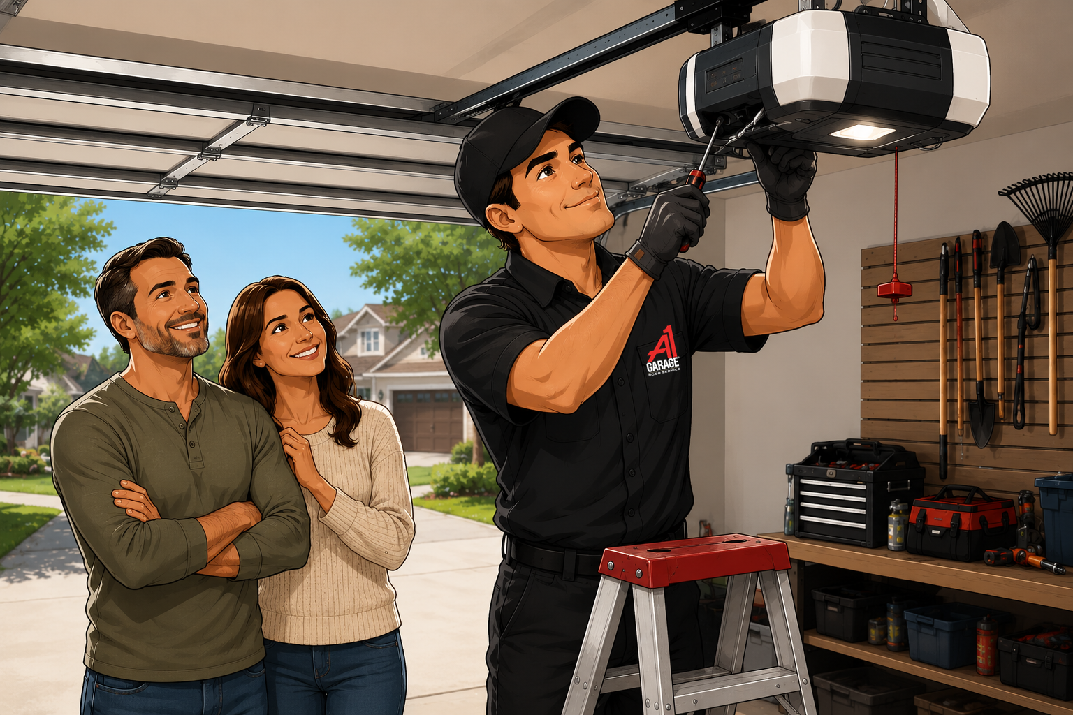 Garage door hero