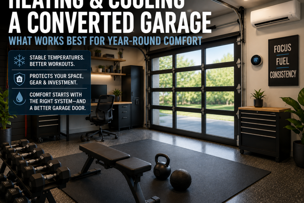 Heating & Cooling a Converted Garage: What Works Best for Year-Round Comfort 