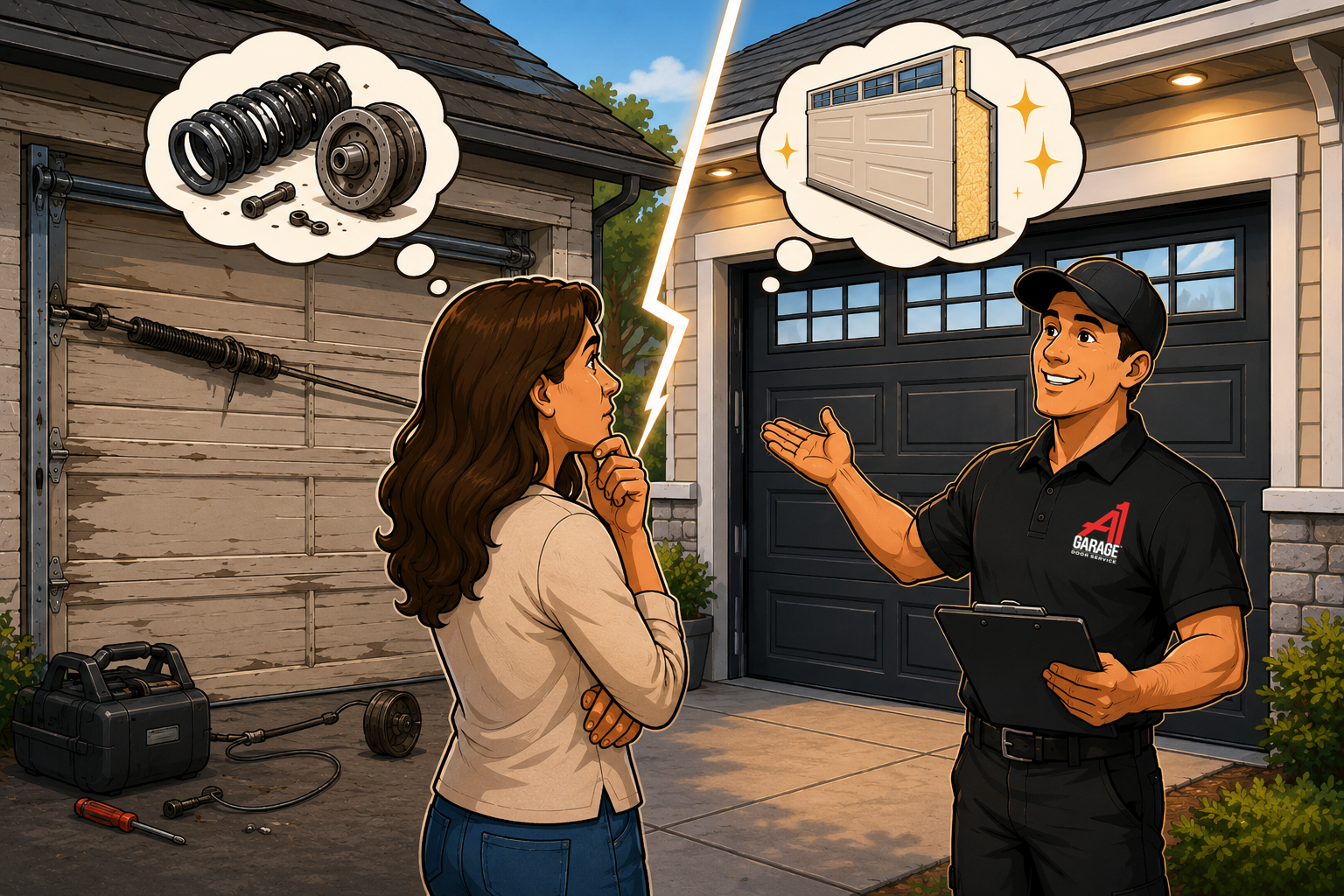 Garage door hero