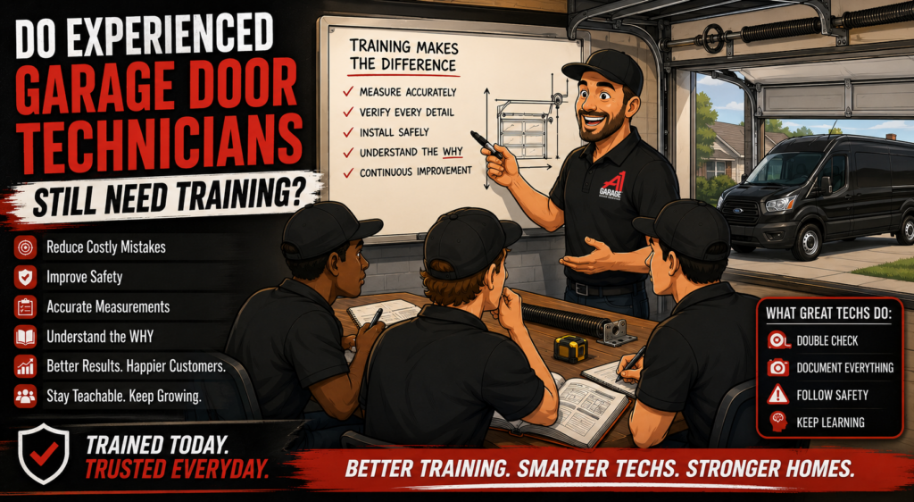 Do Experienced Garage Door Technicians Still Need Training?