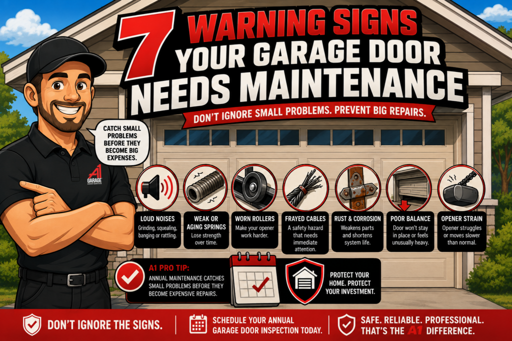 7 Warning Signs Your Garage Door Needs Maintenance 