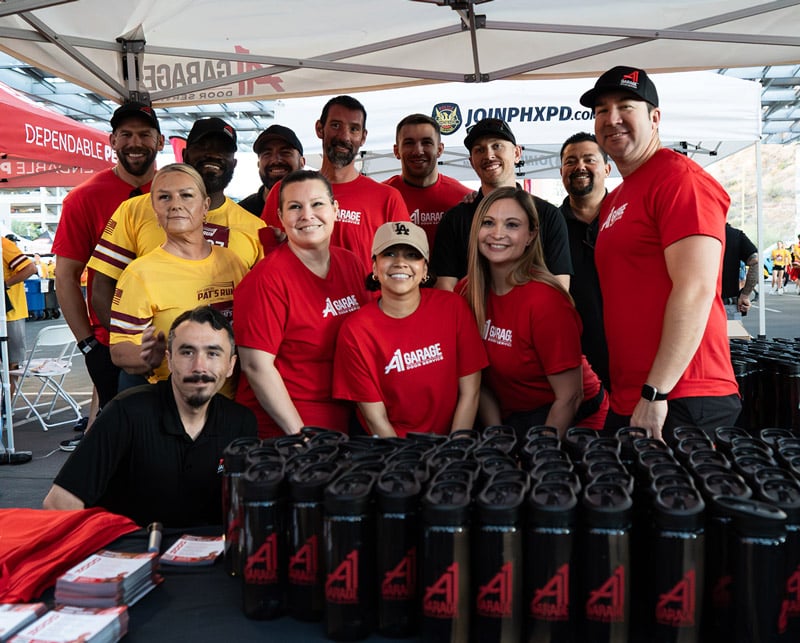 A1 team at an event