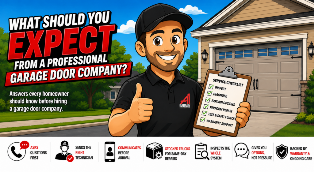 10 Signs You’re Hiring a Professional Garage Door Company
