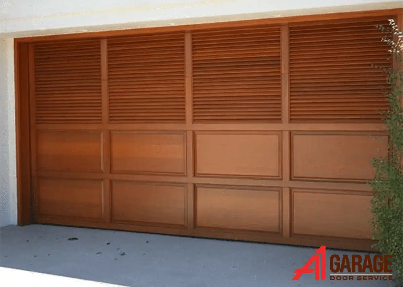 custom wood garage door installation near you